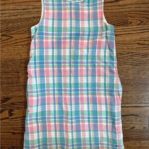 Vineyard Vines Pink and Blue Plaid Kids Dress
